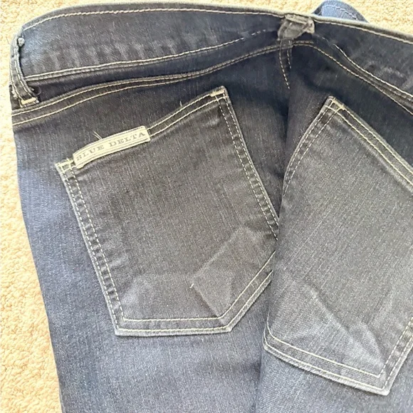 Men’s Custom Blue Delta Jeans - Picture 4 of 5